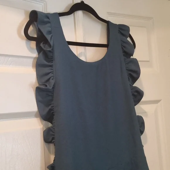 Free Press Backless Jumpsuit Green Size Medium NWT - Picture 3 of 11